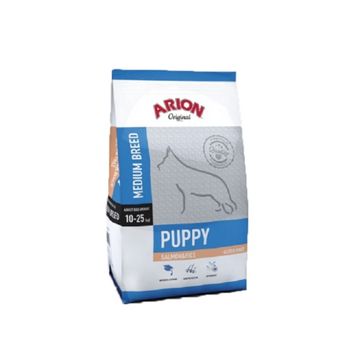 Arion Original Puppy Medium Breed Cachorros Razas Medianas Salmón, 12 Kg