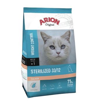 Arion Original Sterilized Weight Control 33/12 Salmón, 2 Kg