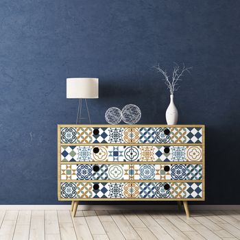 30 Vinilos Muebles De Azulejos Clioria - Adhesivo De Pared - Revestimiento Sticker Mural Decorativo - 100x120cm-30stickers20x20cm