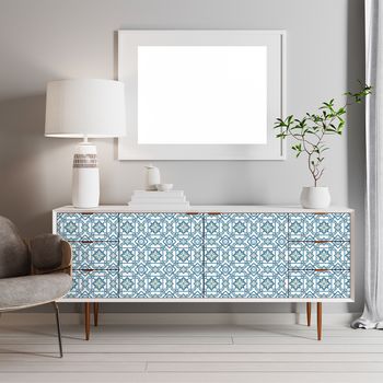 60 Vinilos Muebles De Azulejos Almodovar - Adhesivo Pared - Sticker Revestimiento - 90x150cm-60stickers15x15cm