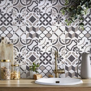 24 Vinilos Azulejos Portia - Adhesivo De Pared - Revestimiento Sticker  Mural Decorativo - 80x120cm-24stickers20x20cm con Ofertas en Carrefour