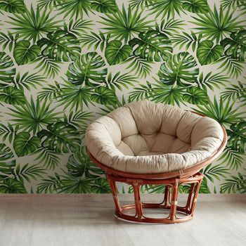 Vinilo Tapiz Tropical Pisco - Adhesivo De Pared - Revestimiento Sticker Mural Decorativo - 30x30cm