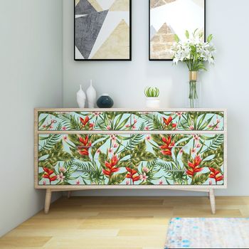 Vinilo Muebles Tropical Ocana - Adhesivo De Pared - Revestimiento Sticker Mural Decorativo - 40x60cm