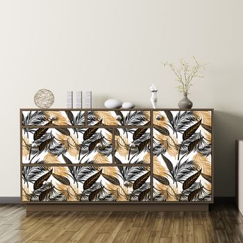 Vinilo Muebles Tropical Carrasco - Adhesivo De Pared - Revestimiento Sticker Mural Decorativo - 40x60cm