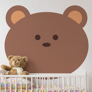 Papel Pintado Prepegado - Osito De Peluche Xl - Adhesivo De Pared - Revestimiento Sticker Mural Decorativo - L-h85xl90cm