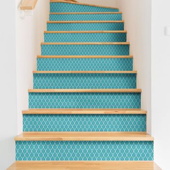 Vinilo Escalera Kenth X 2 - Adhesivo De Pared - Revestimiento Sticker Mural Decorativo - 2tirasde14cmx98cm