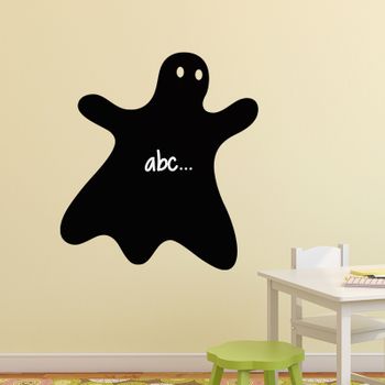 Vinilo Pizarra De Dibujos Animados Ghost - Adhesivo De Pared - Revestimiento Sticker Mural Decorativo - 85x75cm