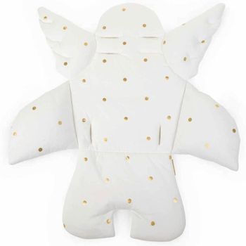 Cldwood Cojín Universal Angel Algodón Lunares Dorados Ccascgd Childwood