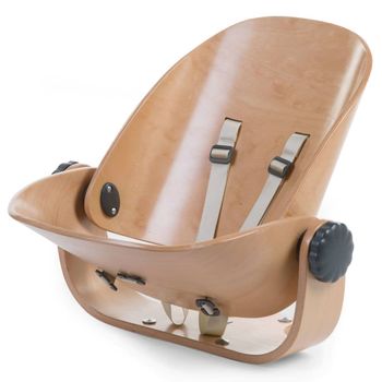 Cojín Asiento Trona Evolu Newborn Madera Natural Antracita Childhome