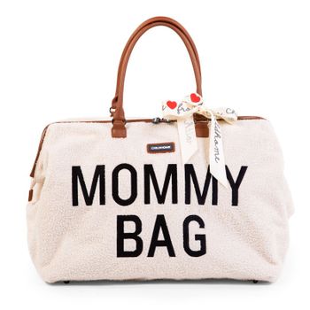 Bolso Maternal Mommy Bag Teddy De Childhome Crudo