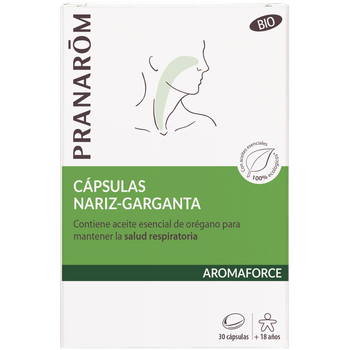 Pranarom Aromaforce Cápsulas Nariz Garganta Bio 30 Cápsulas