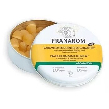 Pranarom Aromaforce Caramelos Emolientes Miel Limón Bio 45 Gr