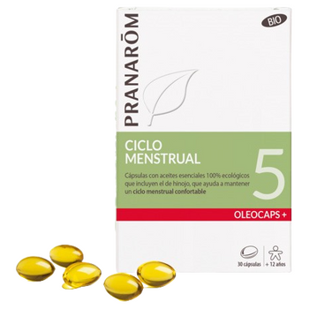 Pranarom Oleocaps 5 Ciclo Menstrual Bio 30 Cápsulas