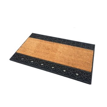 Felpudo de Goma con Púas Rectangular Antideslizante, Alfombra  Antideslizante para Exterior o Interior, Lavable e Impermeable - 35 cm x 60  cm