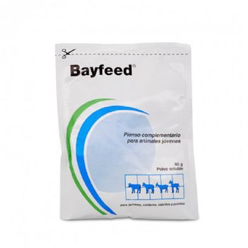 Elanco Antidiarreico Bayfeed Para Terneros, Corderos, Cabritos Y Potros, Sobre 60 Gr