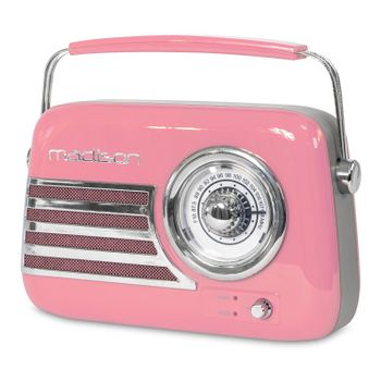 Radio Bluetooth Vintage Rojo Kooltech con Ofertas en Carrefour