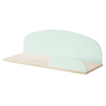 Estante De Pared Kiddy Madera Verde Menta 65 Cm Vipack