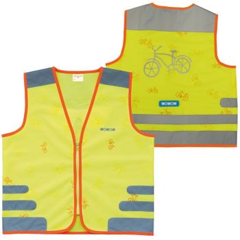 Wowow Chaleco Seguridad Nutty Niño Con Reflectante Amarillo