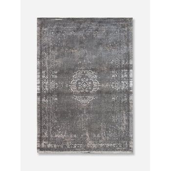 Medallion Design - Fading World Medallion Rug - Made In Belgium - Jacquard Flatweave Mecánico - Acabado A Mano - Antideslizante Natural - 100% Algodón - Piedra - 170 X 240 Cm