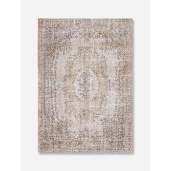 Da Mosto Design - Alfombra Palazzo Old Medallion - Hecha En Bélgica  - Acabado A Mano - Natural Antideslizante - 85% Algodón - 15% Poliéster - Visconti Beige - 280 X 360 Cm