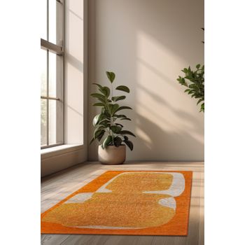 Alfombra - Colección Poum Poum Beneffito - Cocktail Naranja - Alfombra - Naranja - 80x150cm