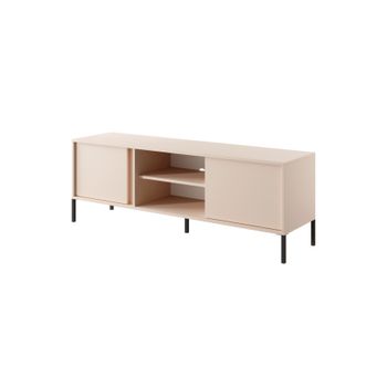 Mueble bajo TV Ness 2 huecos+1 puerta 47x155x43 cm - Embargosalobestia