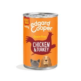 Edgard & Cooper Grain-free Adult Pollo Y Pavo Comida Húmeda Para Perro 400gr