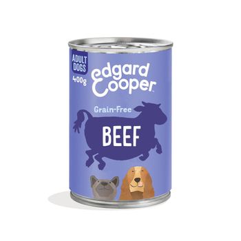 Edgard & Cooper Grain-free Adult Ternera Fresa Comida Húmeda Para Perro 400gr