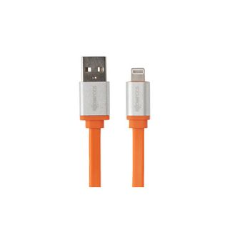 Cable Boompods Flatline Naranja 1m Apple