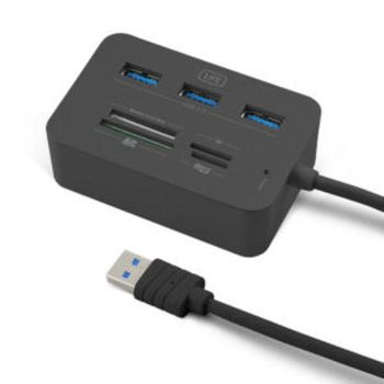 Hub 1life 3ptos Usb3.0 + Multilector Tarjetas Flash