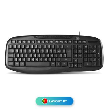 Teclado 1life Usb Kb:flow Negro