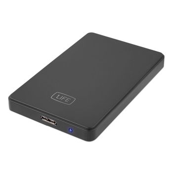 Caja Externa 2.5" 1life Hd:flux 3 Sata Usb 3.0 Negra