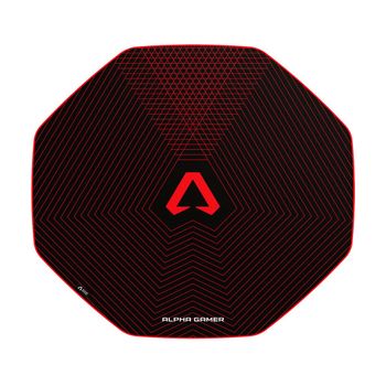 Alfombrilla Para Silla Alpha Gamer Octan Grid Negro/rojo