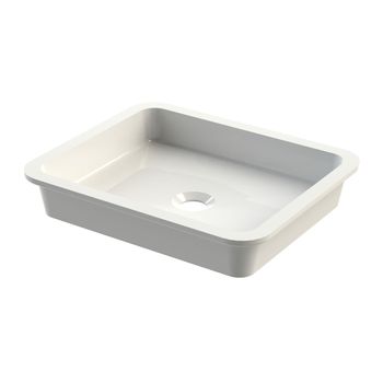 Valadares 78848002c Toledo Lavabo Bajo Encimera 45 Cm Blanco Brillo