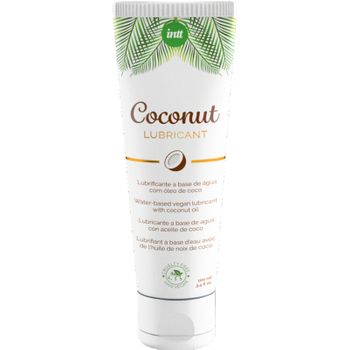 Intt - Lubricante Vegano A Base De Agua Con Sabor Intenso A Coco