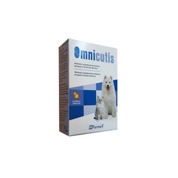 Omnicutis, Suplemento De Ácidos Grasos Omega 3 Y Vitaminas Para Proteger La Piel De Perros Y Gatos - 30 Cápsulas