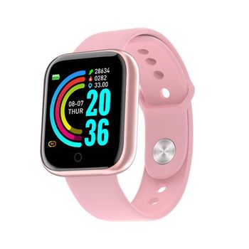 Smartwatch Trend  1.3", Ritmo Cardíaco + Podómetro + Distancia (gps) + Calorías + Monitor De Sueño, Notificaciones De Llamadas/sms, Notificaciones Bluetooth, Reloj + Alarma, Compatible Con Ios Y Android - Rosa