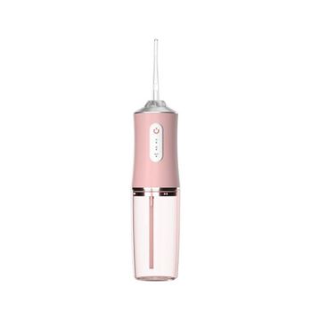 Irrigador Dental Portátil, Con 3 Niveles,  Capacidad: 300ml - Rosa