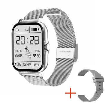 Smartwatch Y13, 1.69'' Tft Hd, Bluetooth 5.0, Notificaciones: Llamadas, Sms, Redes Sociales, Modo Multideporte, Monitor De Sueño - Plata