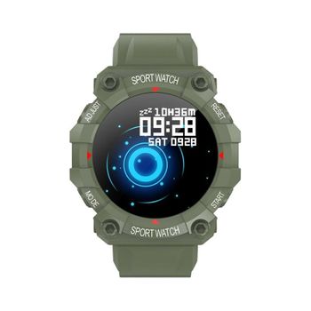 Smartwatch Fd68, Tft De 1,3'', Bluetooth 4.2, Podómetro, Calorías Y Distancia Recorrida, Modo Multideporte, Notificaciones: Llamada, Sms, Redes Sociales - Verde