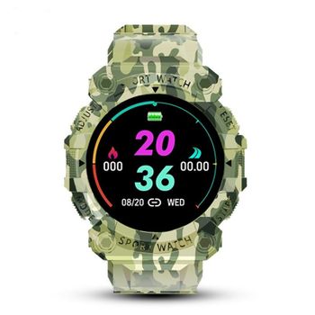 Smartwatch Fd68, Tft De 1,3'', Bluetooth 4.2, Podómetro, Calorías Y Distancia Recorrida, Modo Multideporte, Notificaciones: Llamada, Sms, Redes Sociales - Tropa Verde