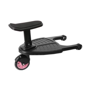 Adaptador Universal Con Rueda Y Asiento Para Cochecito De Bebé - Rosa