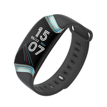 Smartband E20 0.96'' Tft Bluetooth 4.0 Función Gps Modo Multideporte Notificaciones: Llamada, Sms, Redes Sociales Podómetro, Calorías Y Distancia Recorrida - Negro / Plata