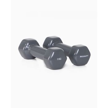 Mancuernas De Vinilo 1kg (pareja) - Boomfit