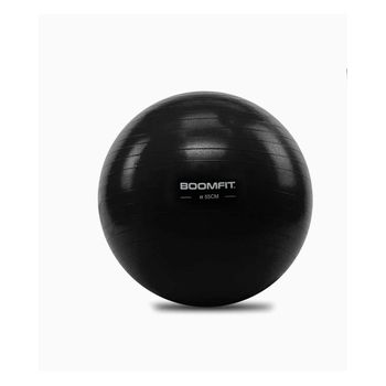 Balón De Pilates Negro 55cm - Boomfit