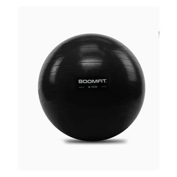 Balón De Pilates Negro 75cm - Boomfit