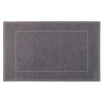 Alfombra De Baño De Rizo, Calidad 755 Gramos, M/luxury 50x80cm Marengo