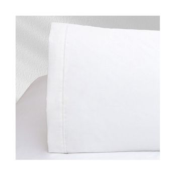 Funda De Almohada Luxury Blanco Pack 2 50x85 Cm.