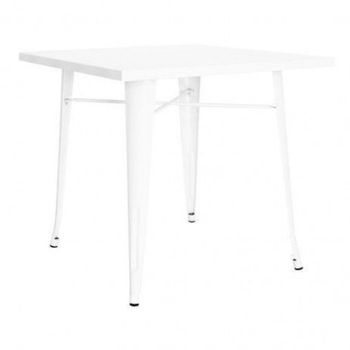 Mesa Leeds Cuadrada 70 (blanco)