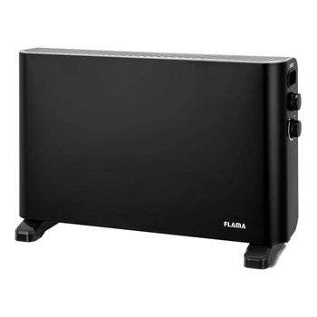 Calentador De Convector Flama 2386fl 2000w Negro